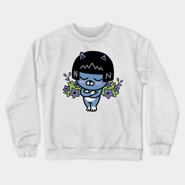 Lavender Neo Crewneck Sweatshirt by smileyfriend